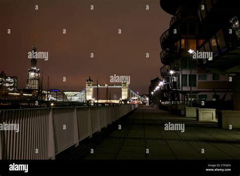 Tower Bridge at Night, London Night View Stock Photo - Alamy