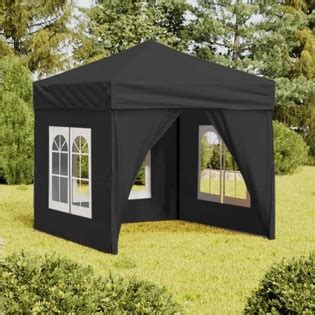 Folding Party Tent with Sidewalls Anthracite 2x2 m