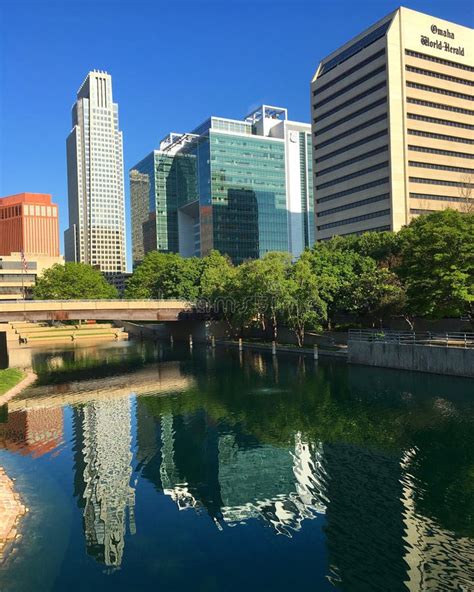 Downtown Omaha, Nebraska Skyline Stock Photo - Image of omaha, market ...