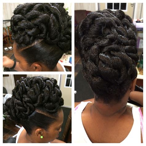 Black Hairstyles Twist Updos