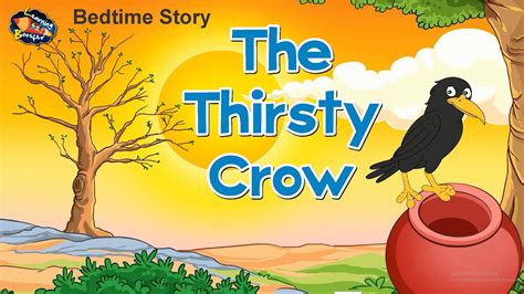 The Thirsty Crow Story in English | Clever Crow Story | Moral Stories for Kids | Learning ...