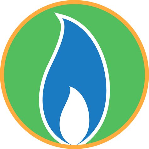 Mahanagar Gas logo in transparent PNG and vectorized SVG formats