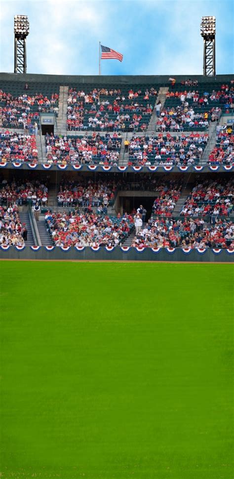 Baseball Stadium Backdrop Available in Three Materials 3D-1 - Etsy