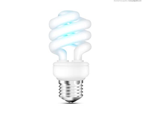 Fluorescent light bulb icon (PSD) | PSDGraphics