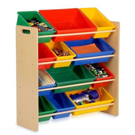 HoneyCanDo Kids Toy Storage Organizer With Bins, Pastel | Toy room ...