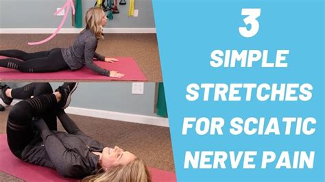 Top 3 Mobilization stretches for Sciatica and Pinched Nerve Pain - YouTube