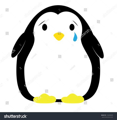 Penguin Crying Stock Photo 136288409 : Shutterstock