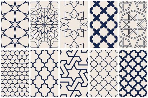 Islamic Art Vector Patterns, a Pattern Graphic by Youandigraphics ...