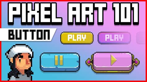 youtube play button pixel art grid Youtube play button - Pixel Art Grid