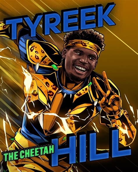 Tyreek Hill 🏿 | Nfl football wallpaper, Football art, Nfl football art