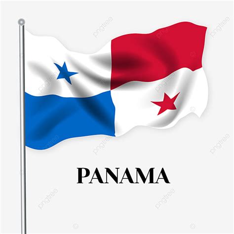 Panama Flag Clipart PNG Images, Hand Drawn Cartoon Panama Flag, Flagpole, Cartoon, Hand Painted ...