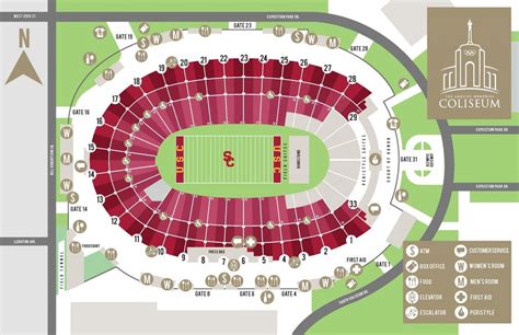 La Coliseum Area Map