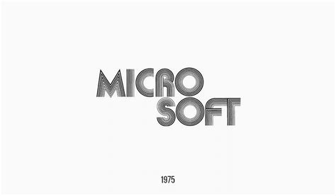 Microsoft first logo, 1975 – TURBOLOGO – Logo Maker Blog