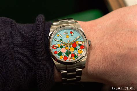 Rolex Oyster Perpetual Celebration Bubble Combines Iconic Colours in ...