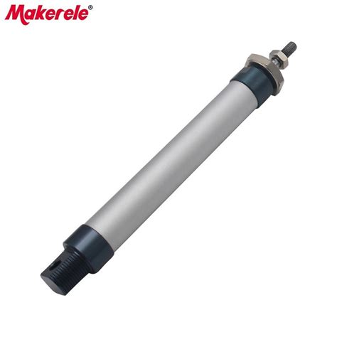 Small Pneumatic Cylinder Double Acting Type Aluminum Alloy Cylinders MAL20-100-CA Pneumatics ...