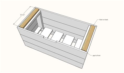 Modern Cedar Outdoor Storage Bench | Outdoor storage bench, Outdoor ...