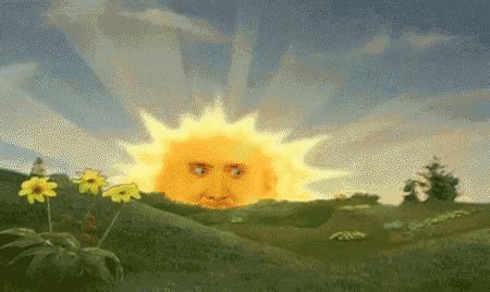 Sunrise GIF - NicholasCage Teletubbies Sun - Discover & Share GIFs