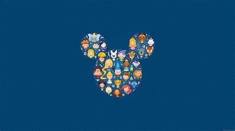 Download Chibi Characters Disney Logo Wallpaper | Wallpapers.com