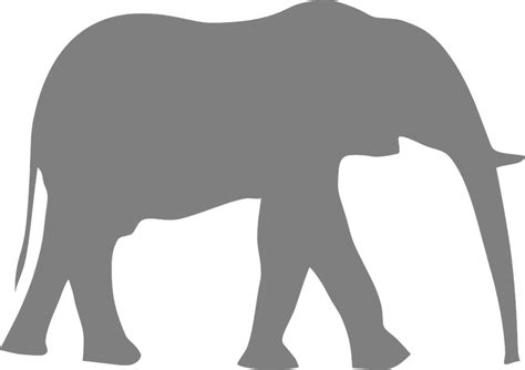 Free vector graphic: Elephant, Walk, Gray, Silhouette - Free Image on Pixabay - 310245