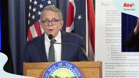 Mike DeWine Ohio Press Conference Transcript August 4 | Rev