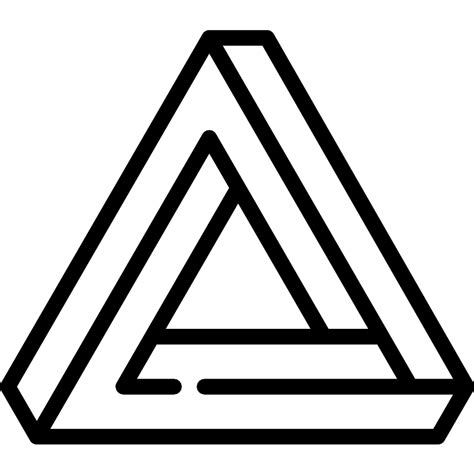 Impossible Triangle Vector SVG Icon - SVG Repo