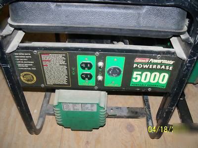 Pair of coleman powerbase 5000 10HP portable generators