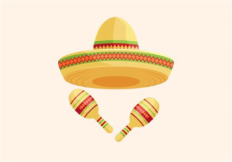 Sombrero Vector Illustration 225484 Vector Art at Vecteezy