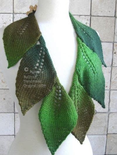 leaf knitting patterns | KNIT LEAF SCARF PATTERNS | 1000 Free Patterns ...