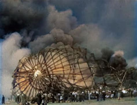 Stunning footage shows the Hindenburg Disaster in vivid color | Daily Mail Online