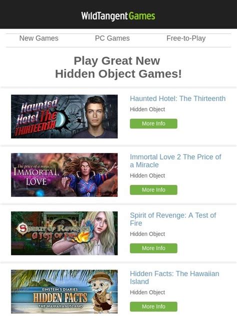 WildTangent Games: new new HIDDEN OBJECT GAMES new new | Milled