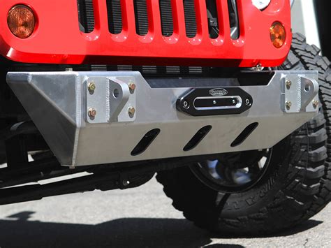 Jeep Wrangler Off Road Bumper | Jeep JK Stubby Style Front Bumper | Aluminum Jeep Bumpers