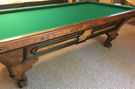 Vintage Brunswick-Balke-Collender Carom Billiard Table