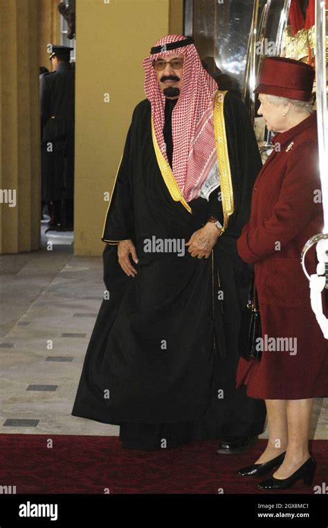 King Abdullah of Saudi Arabia arrives at Buckingham Palace with Queen ...