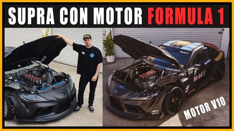 Este Toyota Supra tiene un motor V10 de FORMULA 1 y Tiene el mejor sonido de LA HISTORIA. - YouTube