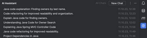Chat with AI | IntelliJ IDEA Documentation