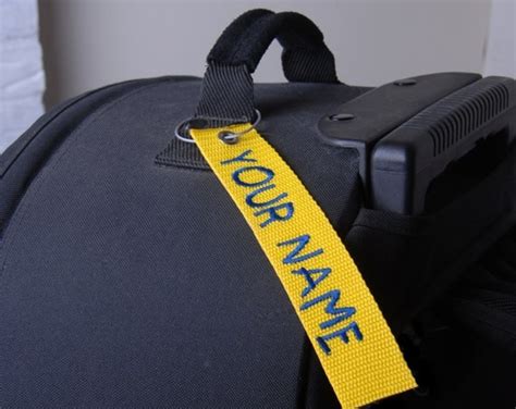 Personalized Embroidered Luggage/Bag Tags by NewtownEmbroidery