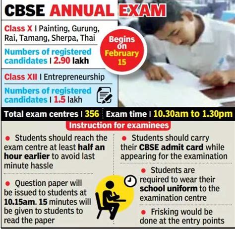 CBSE board exams begin today | Patna News - Times of India