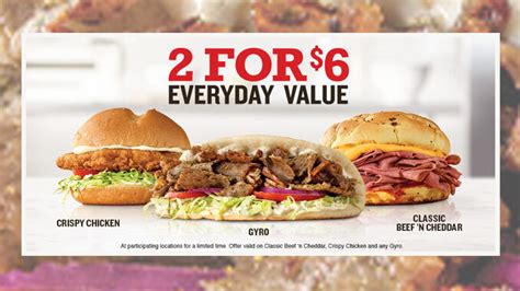 Arby’s Adds Traditional Greek Gyro To 2 For $6 Everyday Value Deal - Chew Boom