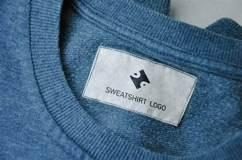 Free Clothing Sewing Jeans & Sweatshirt Label Tag PSD Mockups - Good ...