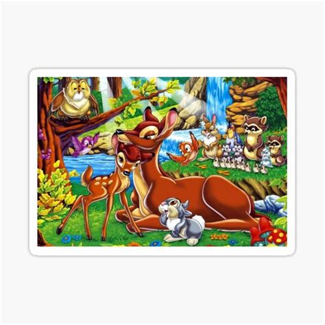 "Cute Cartoon Animals Jungle Jigsaw Puzzle" Sticker for Sale by ...