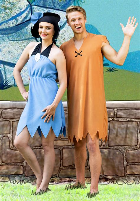 Adult Barney Rubble Costume | Adult The Flintstones Costumes