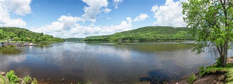 Mattawa, Ontario Waterfront and Marina, Panoramic Photograph by John ...