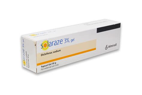 Solaraze Gel (Diclofenac Sodium 3%) 100 grams per package - Skyva Pharmaceuticals