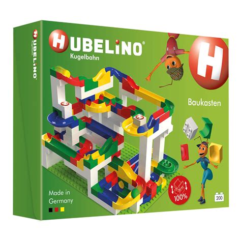 Buy Hubelino Marble Run - 200-Piece Big Building Box - The Original! Made in Germany ...