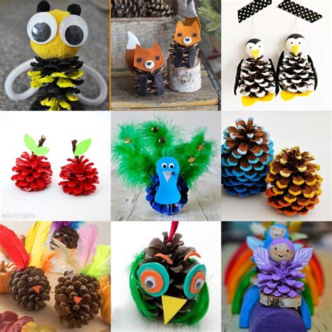 Pine Cone Crafts for Kids: 25 of the Cutest Ideas - DIY Candy