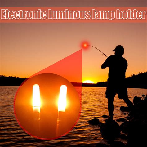2pcs Fishing Luminous River Rod Light Electronic Night Fishing Fluorescent Light | eBay