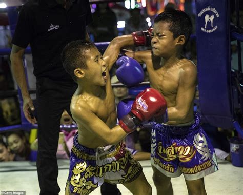 Boys compete in brutal Muay Thai kickboxing bouts in Thailand | Daily ...