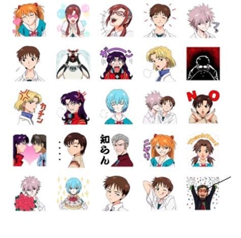 Neon Genesis Evangelion Stickers | Anime Movie