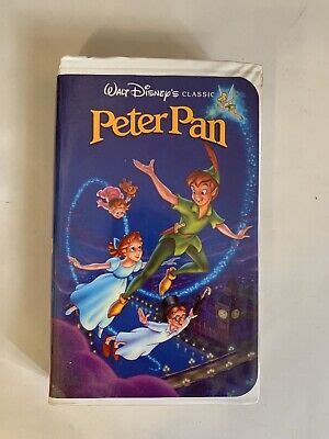 Walt Disney Classic PETER PAN (1953) Black Diamond Edition VHS, GREAT CONDITION | eBay