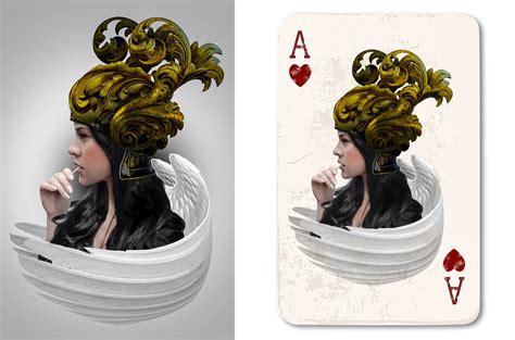 Cards poker vintage on Behance